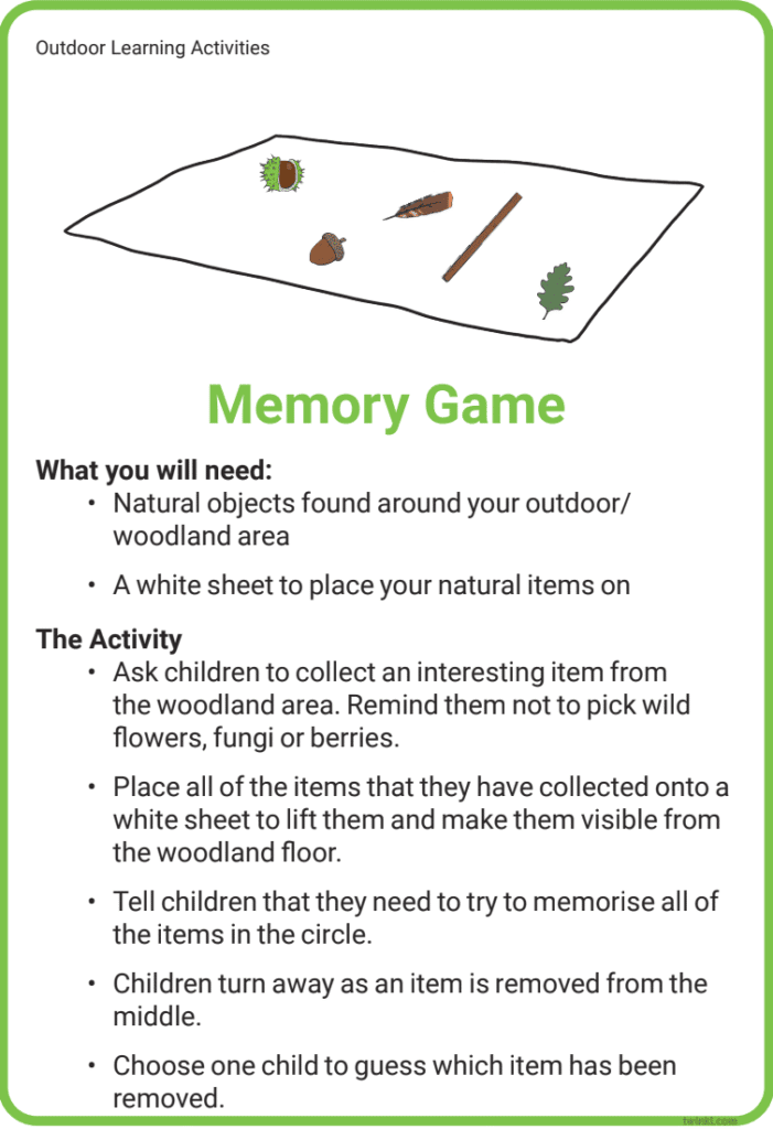 Memory game things to do - Worcestershire Glamping - Tenbury Wells: Dog Friendly