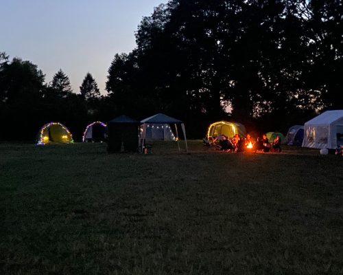 small campsite camping