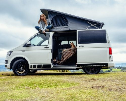 VW camper - views shropshire where to visit Samantha Womack stayed